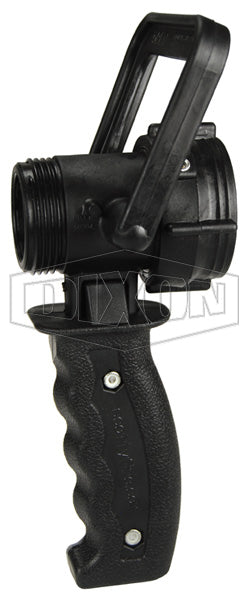 PPSO150F Dixon Polycarbonate Ball Shut-Off Nozzle Pistol Grip - 1-1/2" Female NST(NH)