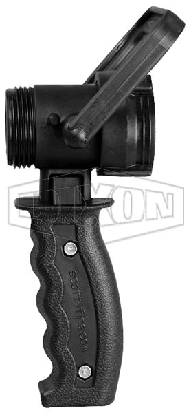 PPSO150S Dixon Polycarbonate Ball Shut-Off Nozzle Pistol Grip - 1-1/2" Female NPSH