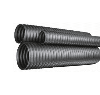 TMOD400X25 Kuriyama Thermo-Duct Thermoplastic Rubber Ducting Hose - Black - ID: 4" - 11PSI - 25ft