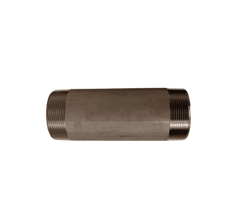 TN200X3SS Dixon Valve 316 Stainless Steel Pipe Nipple - 2" Male NPT x 2" Male NPT - 3" Overall Length
