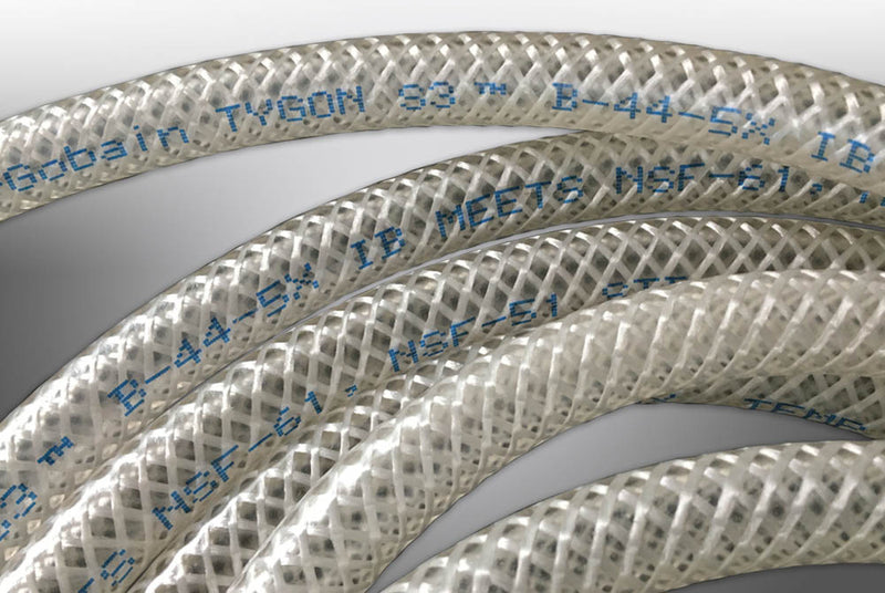 AMH00074 Tygon S3™ by Saint Gobain | 1-1/2" ID x 2" OD x 1/4" Wall | B-44-5X IB | Food & Beverage Dispensing Pressure Tubing | Old Part #: ADA00074 | 50' Package Length