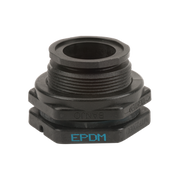 MTF220BD Banjo Polypropylene Manifold Bottom Drain Tank Flange - 2" x 2" Full Port Manifold EPDM Flange - 3-1/4" Hole Size - Pack of 10