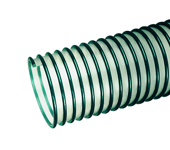 UV1-600X50 Tigerflex by Kuriyama | UV1 Series | Urevac Ducting/Material Handling Hose | 6" ID | Polyurethane | 50ft Length