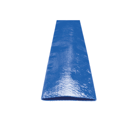 VF800X300 by Kuriyama | Layflat Vinylflow Premium Drip Irrigation & Water Discharge Hose | Blue | Size: 8" | 8.169" ID | 45 PSI | PVC | 300ft Length