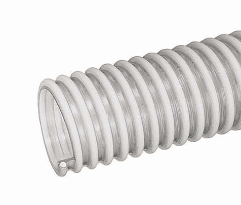 WBS150X100 Tigerflex by Kuriyama | WBS Series | Food Grade Static Dissipative Material Handling Hose | 1-1/2" ID | PVC | 100ft Length