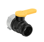 WSF210 Banjo 2" Polypropylene Spinweld Valve w/QDC Outlet - Gasket: Santoprene - Collar Fits: SCHUTZ® - Collar ID: 2-3/4"