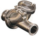 HYCVP250CCAA by Dixon Valve | Sanitary 2-1/2"  HYC-Series Y-Ball Check Valve | Clamp x Clamp | 316L Stainless Steel | FKM Elastomer | PTFE Ball