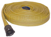 D8325Y50RAF Dixon 800# Double Jacket All Polyester Fire Hose - Yellow Impregnated - Coupled - Female x Male NST(NH) Thread - 3" Hose Size - 50ft Length